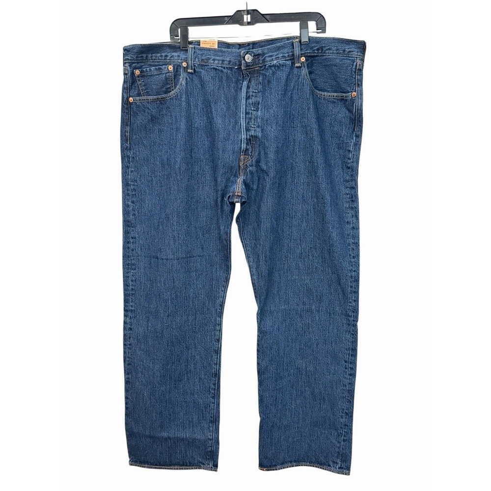 Levis 501 Jeans Men 44X30 Blue Original Straight Leg Button Fly NEW #RR-5